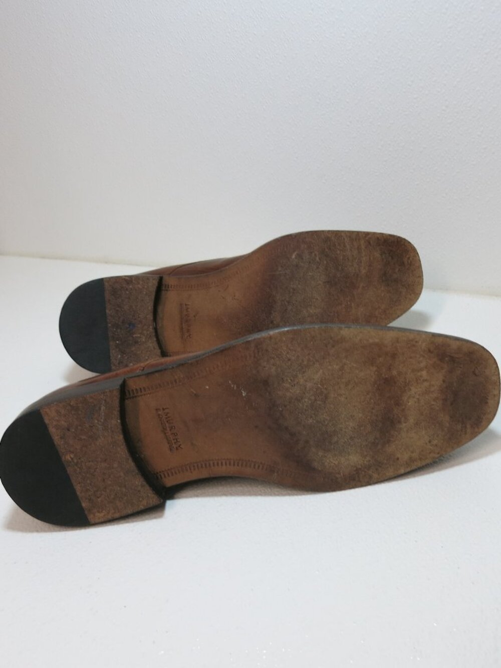 Johnston & Murphy Cap Toe Oil Tanned Leather Oxfords Men's Footwear Shoes 14 M - Picture 3 of 7